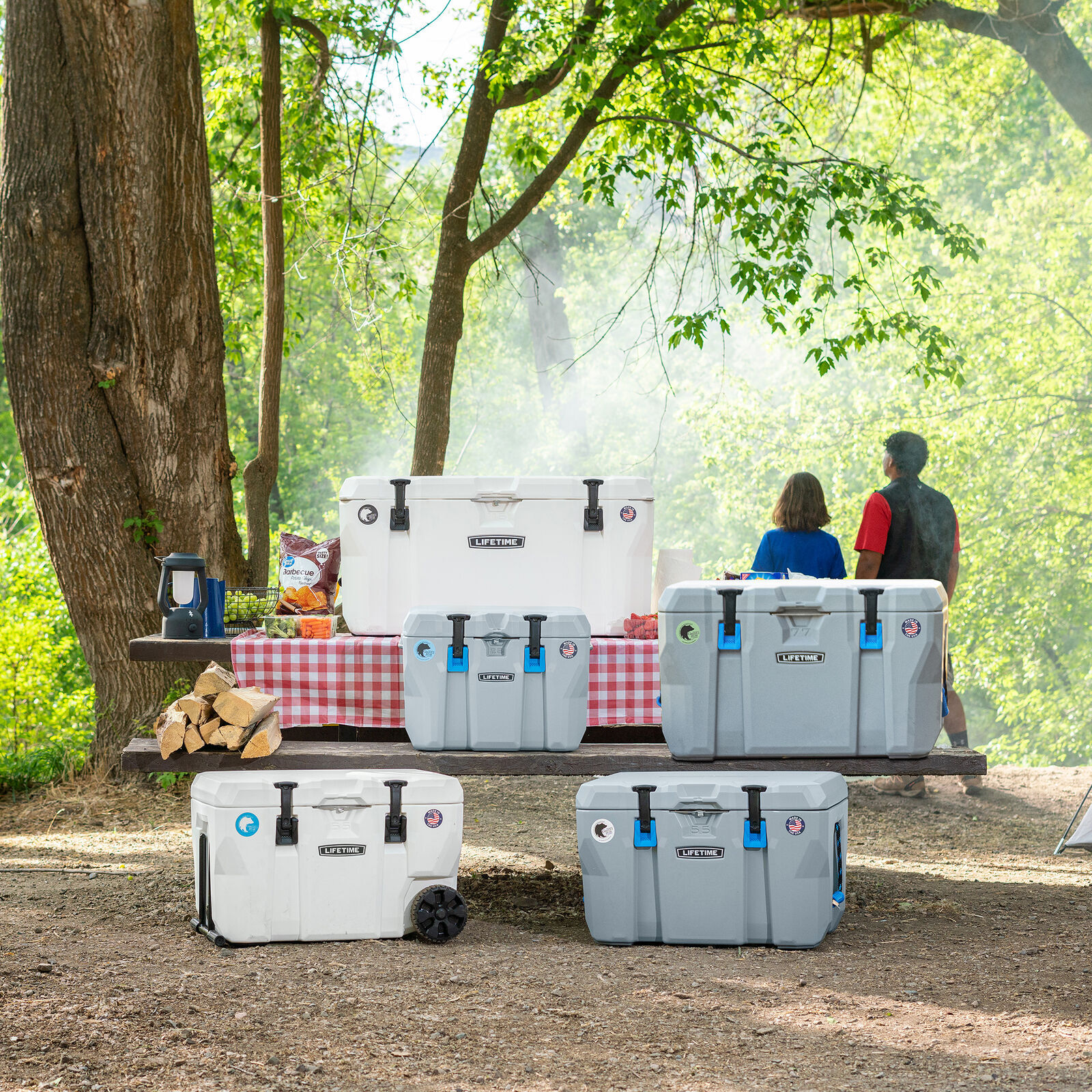 Portable 55 Qt Ice Chest High Performance Cooler Insulated Box Cooler Camping US
