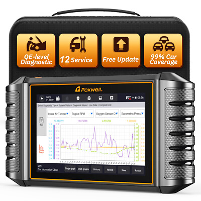 Foxwell NT726 All System Car OBD2 Scanner Auto Diagnostic Tool SRS TPMS DPF Oil