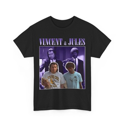 Vincent Vega and Jules Winnfield Vintage Bootleg Tshirt, Samuel L. Jackson and J