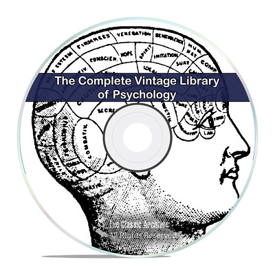 203 Psychology Books, Study Behavior Psychological Psychoanalysis Freud DVD H79