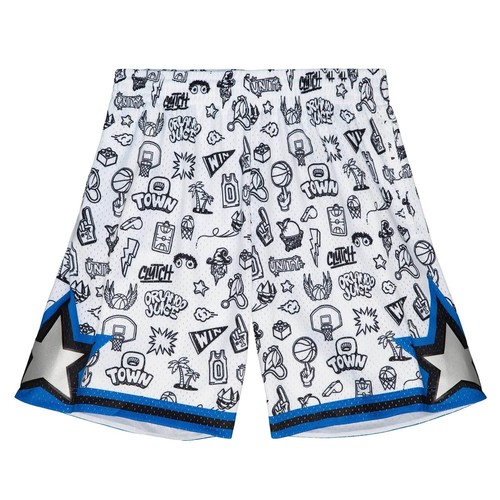 

ШОРТЫ MITCHELL - NESS NBA DOODLE SWINGMAN ORLANDO MAGIC 1994, Белый
