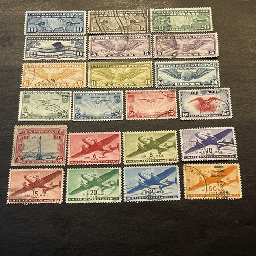 小さな本 U.S. AIRMAIL STAMPS GZ1__66105.1733842014.386.513.