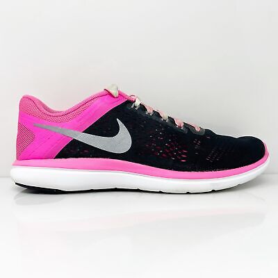 Nike Womens Flex 2016 RN 830751-006 Черные кроссовки для бега Размер 9