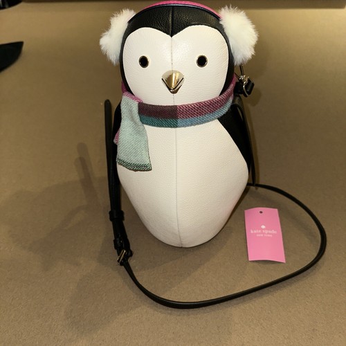 Kate Spade Morty Penguin Crossbody Leather Bag K9523 NWT! | eBay