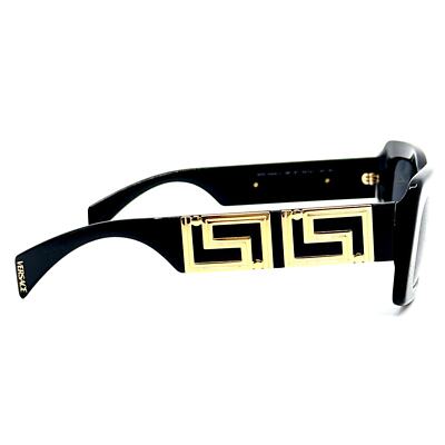 Pre-owned Versace Sunglasses Mod.4444-u Gb1/87 Authentic In Black