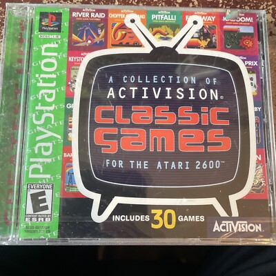 Activision Classics PS1 PlayStation 30 Games For Atari 2600 Including River Raid