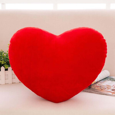15/20/30/40cm Heart Shape Decorative Throw Pillow Cotton Soft Doll Love Gift Lot