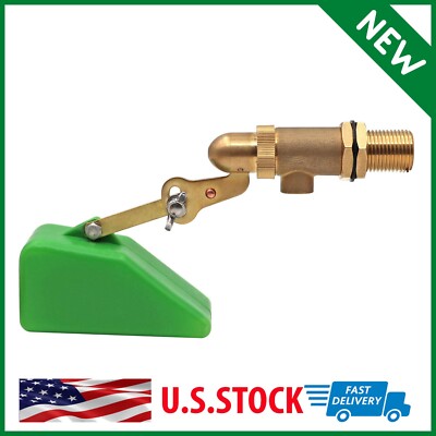 1/2 Inch Brass Valve with Plastic Float Water Float Valve with Adjustable Arm Au