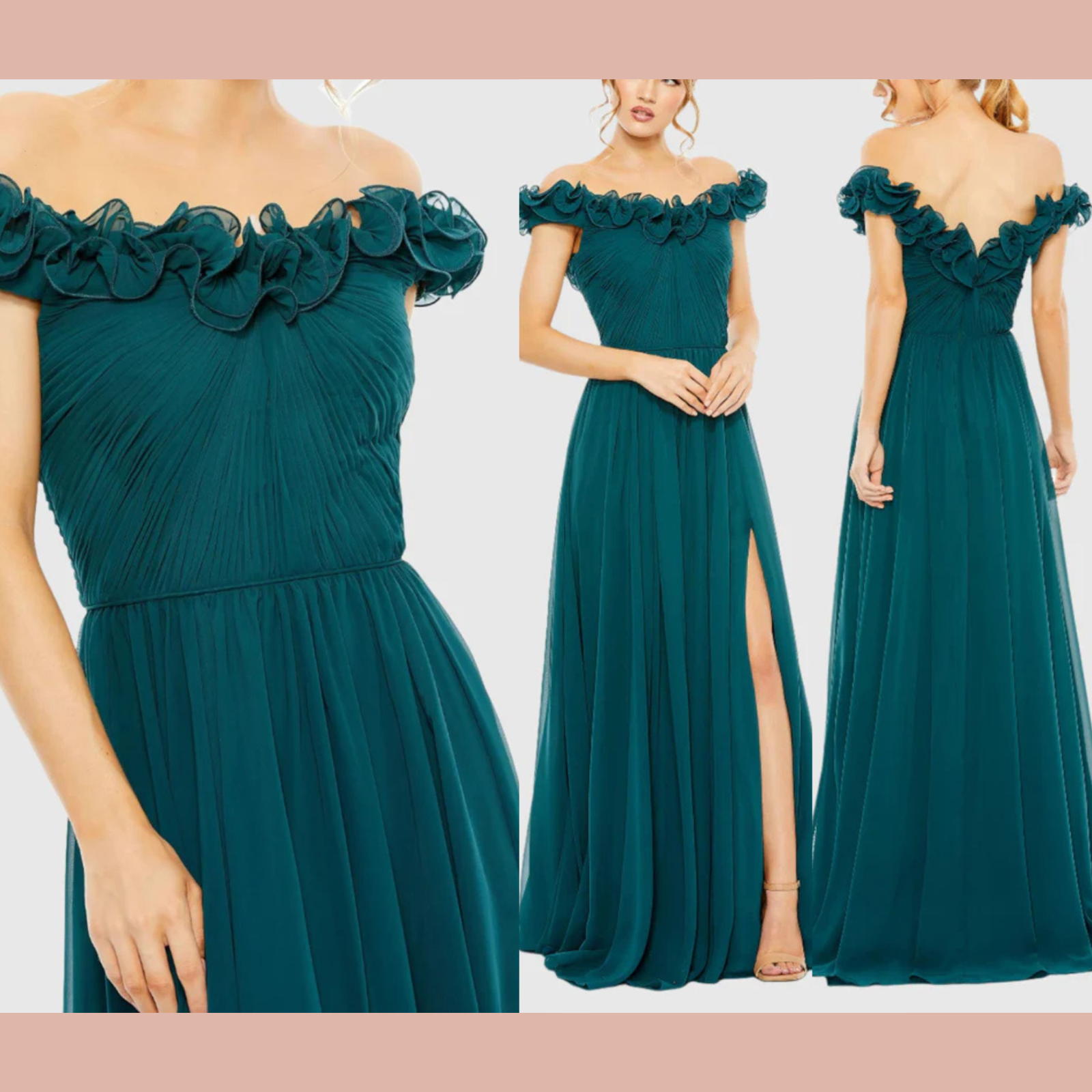 NWD IEENA MAC DUGGAL [ 8 ] 11591 Ruched Off The Shoulder A
