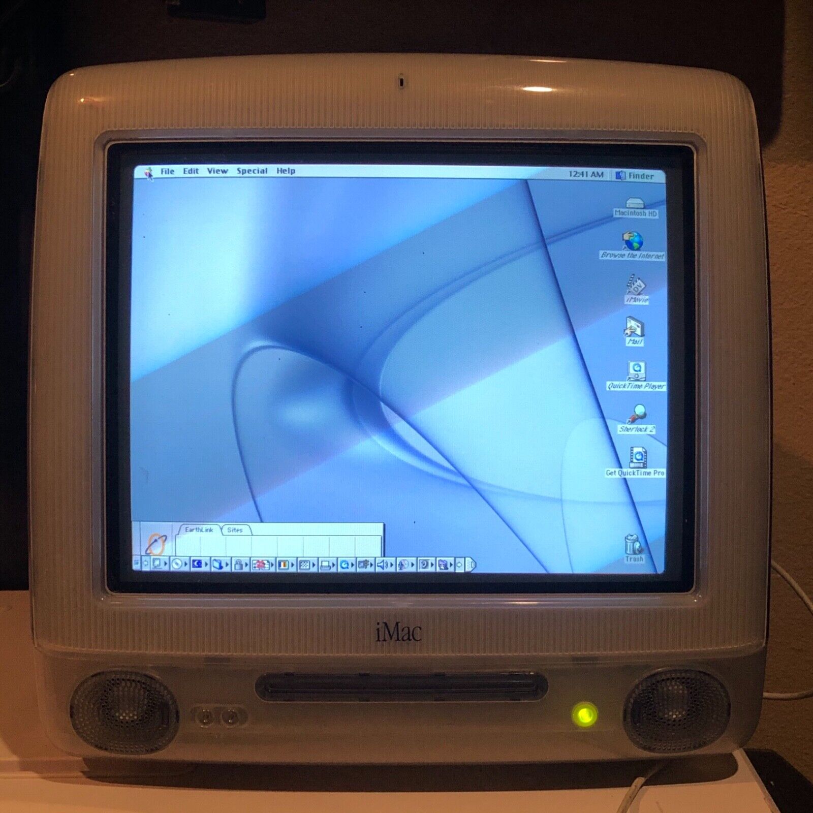 iMac M5521 Blueberry Blue Indigo Apple Macintosh G3 Computer iMac M5521 Blueberry Blue Indigo Apple Macintosh G3 Computer