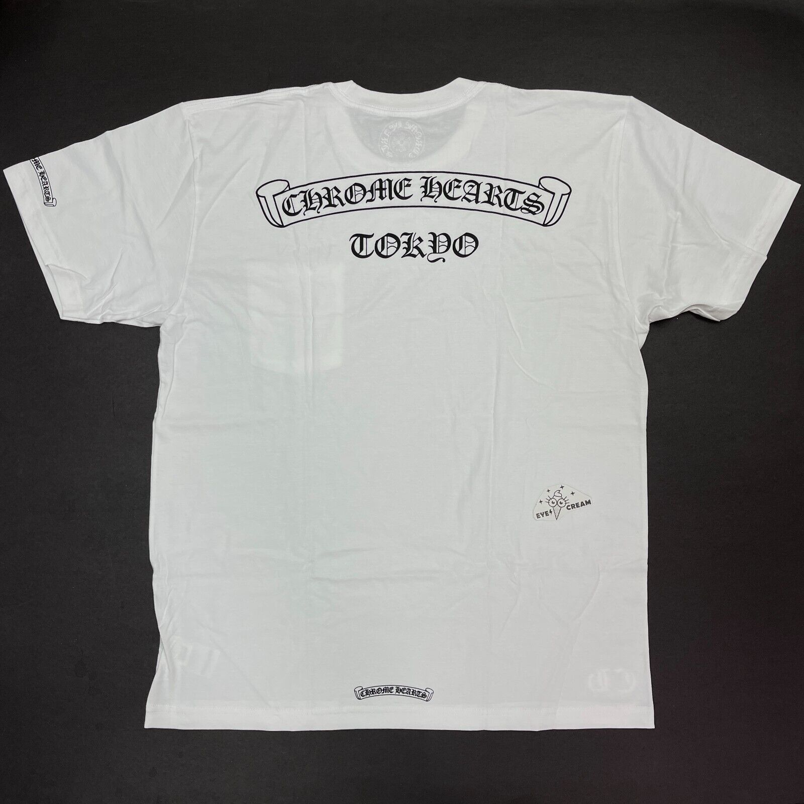 New DS Chrome Hearts Tokyo city limited Scrolling Logo T New DS Chrome Hearts Tokyo city limited Scrolling Logo T