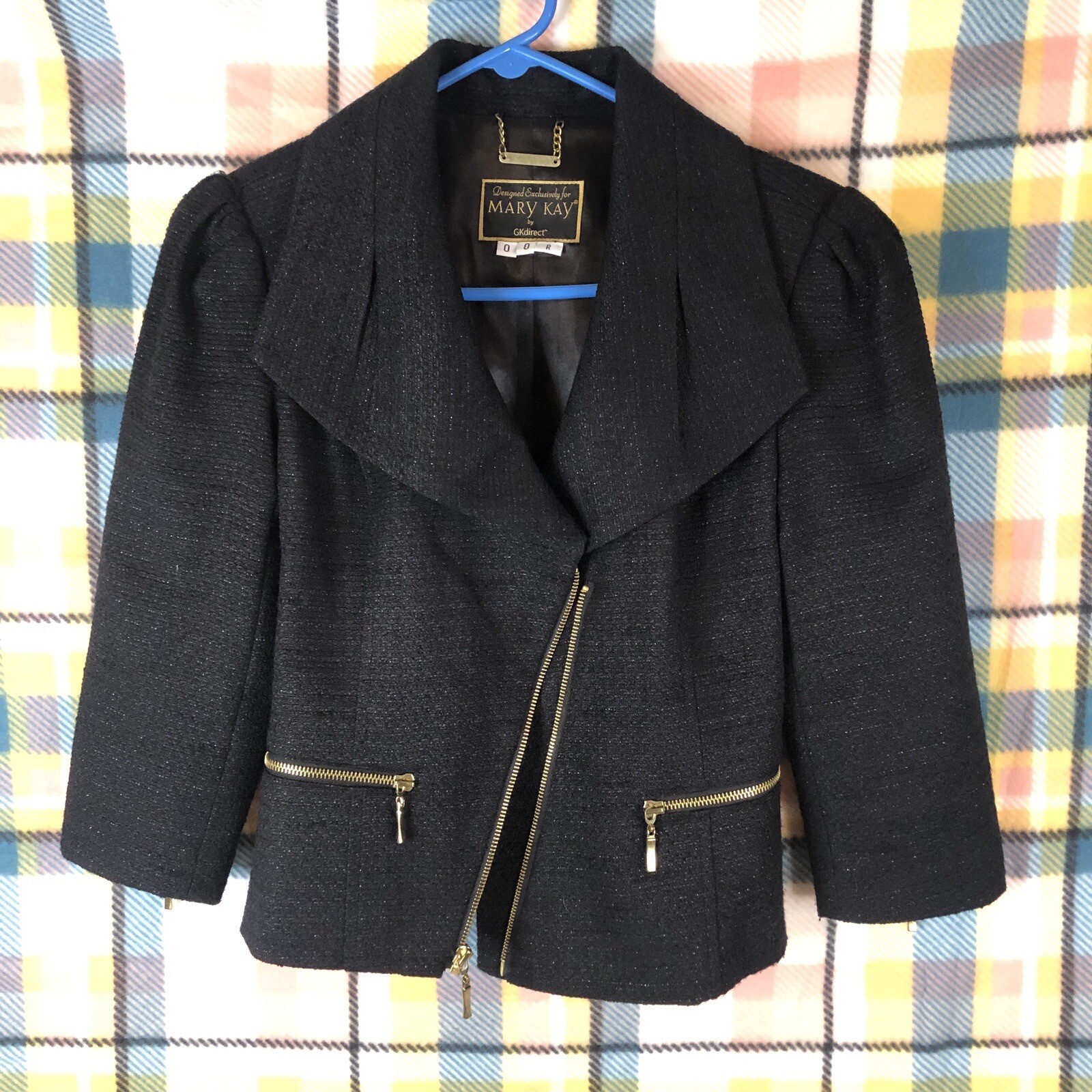 Mary Kay Moto Jacket Slant Zip Wide 