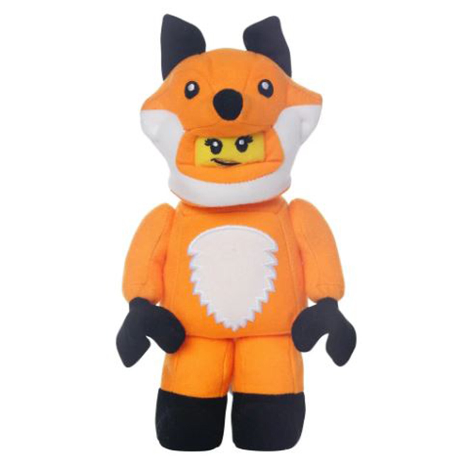 Манхэттенские игрушки LEGO Fox Costume Girl Маленькая 8-дюймовая плюшевая фигурка НОВАЯ