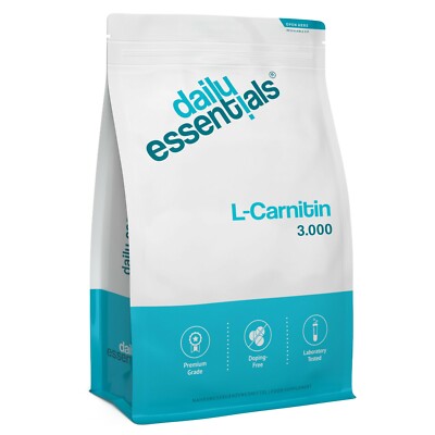 L-Carnitin 3000 - 250 Tabletten (Vegan) F-Burn / Diät / Abnehmen Hochdosiert 