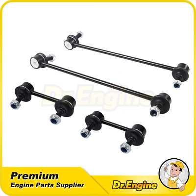 4X Front & Rear Sway Bar Links Fit 04-12 Mitsubishi Eclipse Endeavor 2.4L 3.8L