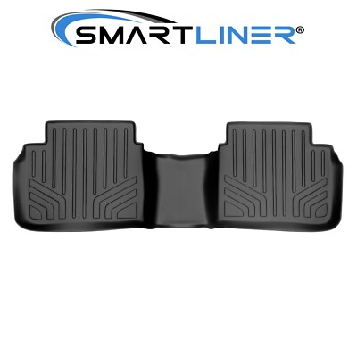 SMARTLINER Custom Fit Floor Mats 2nd Row Liner Black 2013-2018 Nissan Altima