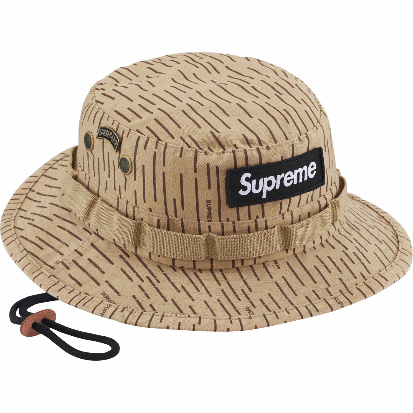 れれれSupreme Military Boonie 24AW 24FW Supreme FW24 Military Boonie Pin Hat Tan Raindrop Size M/L