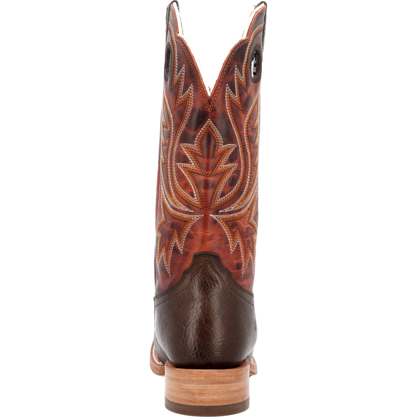 Pre-owned Durango Boots Durango® Men's Prca Collection Shrunken Bullhide Western Boots Ddb0464 - In Nicotine And Burnt Sienna
