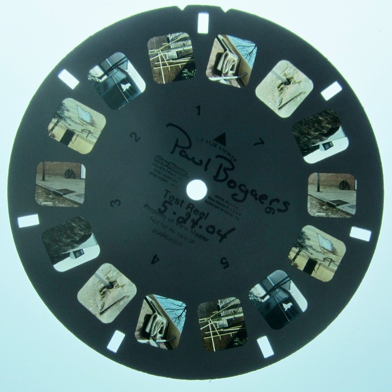 Paul Bogaers Photographe NÃ©Erlandais 2004 View-Master 3-D PublicitÃ© Test Bobine