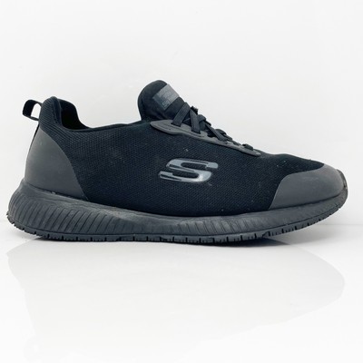 

Женские кроссовки Skechers Work Squad SN 77222W, черные кроссовки, размер 8,5, Черный, Work Squad
