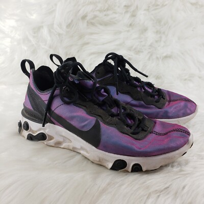 Nike React Element 55 Premium Laser Fuchsia Shoes CD6964-001 Womens Size US 7.5
