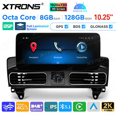 8+128GB Car GPS Navi Stereo Android 13 For Benz M/GL Class W166 X166 2013-2015