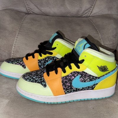 Nike Air Jordan 1 MID SE GS Aurora 