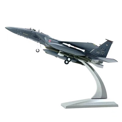 1/100 U.S. F-15E Strike Eagle Bomber Aircraft Plane Alloy Model With Stand c
