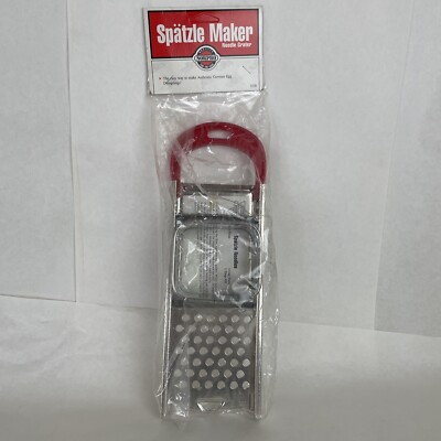 NORPRO Spatzle Maker German Dumpling Noodle Grater 3128 Stainless Instructions