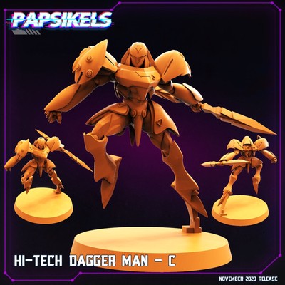 Cyberpunk November 23 by Papsikels Miniatures 3D Printed Sci-Fi Miniatures