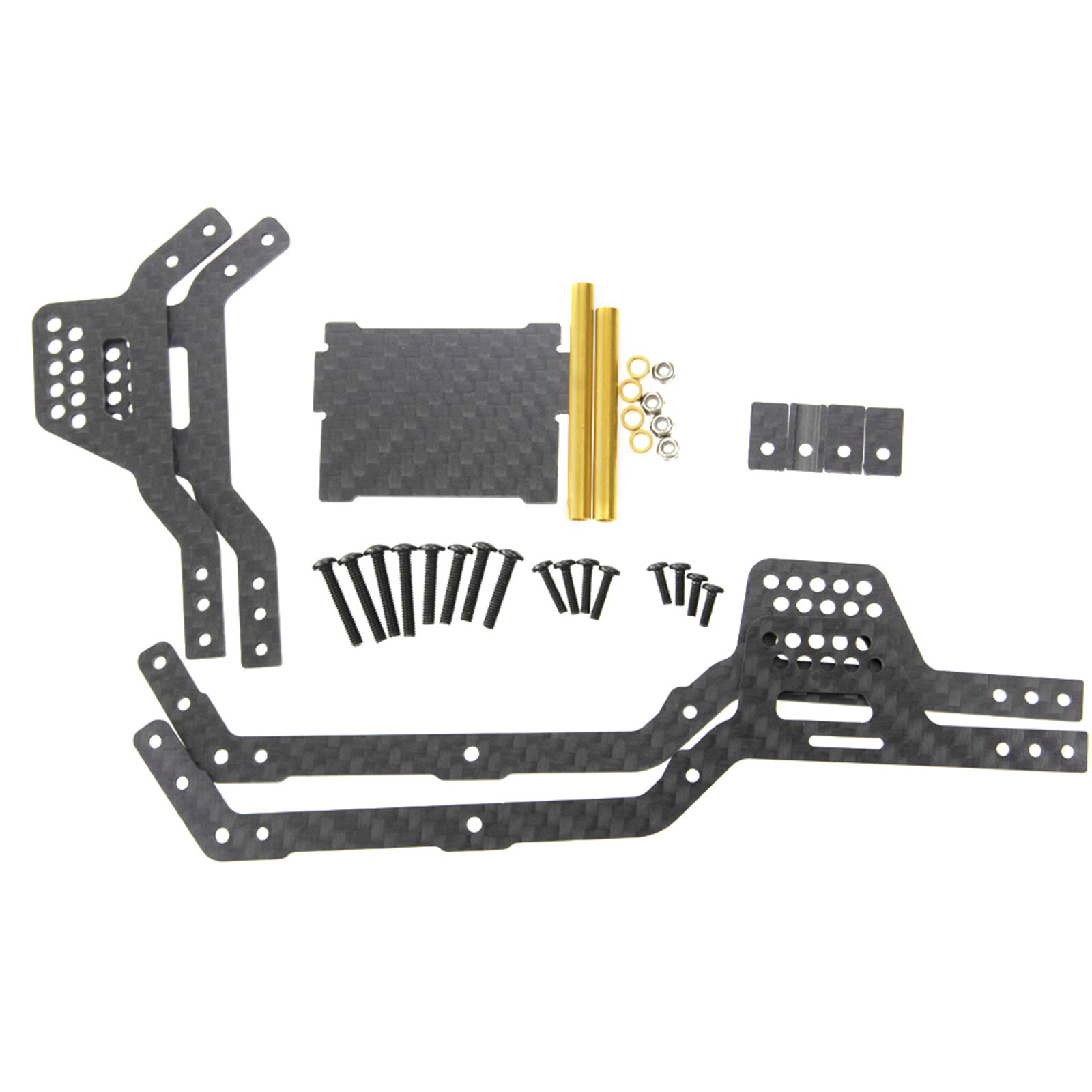 Bon Fiber Rc Chassis Kit Frame Girder For Traxxas Trx4m Defender Rc Car