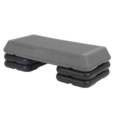 28  Aerobic Step Adjustable Height 4-6-8'' Fitness Anti-slip Exercise Stepper