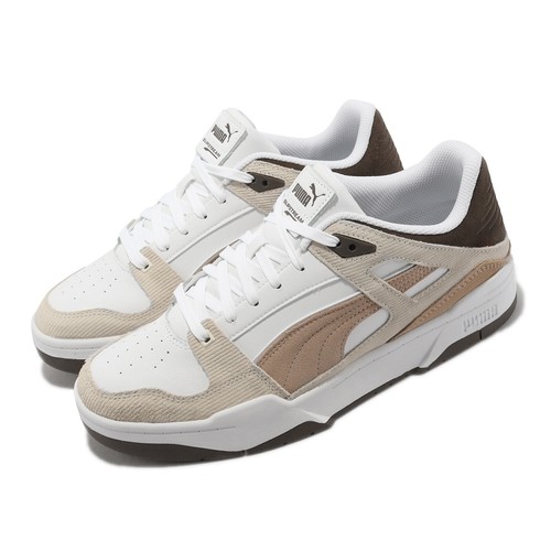 

Puma Slipstream Corduroy White Dust Tan Мужчины Унисекс Повседневный образ жизни 392109-01, Белый, Slipstream Cord