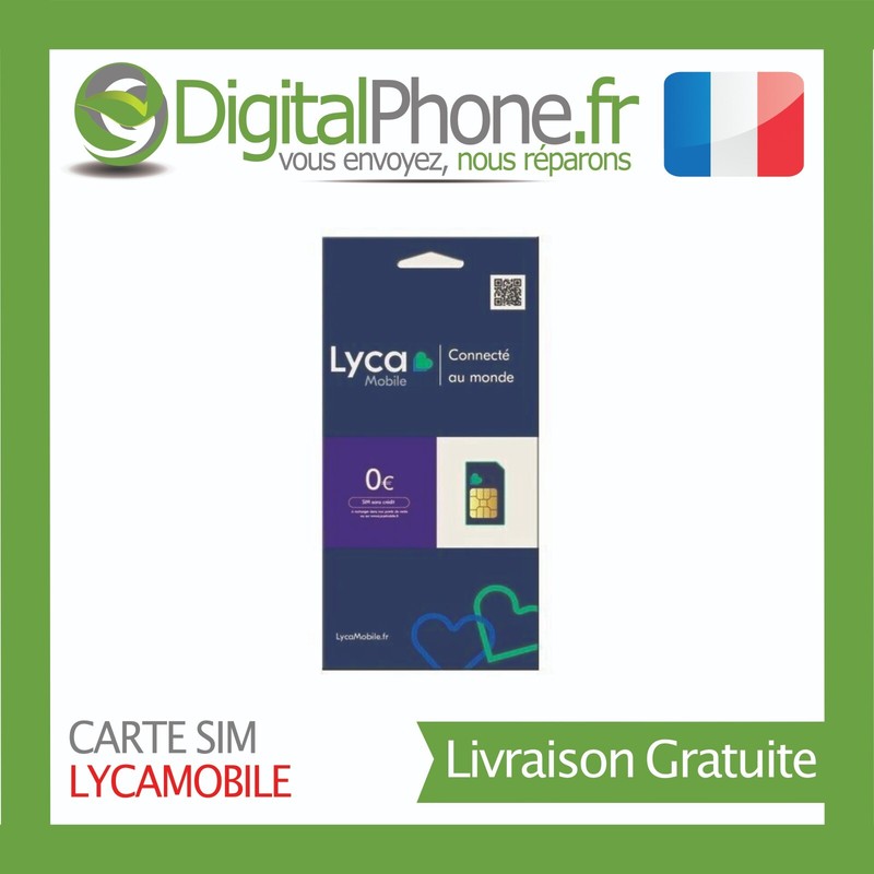 Cartes Sim Lycamobile 0â¬ De CrÃ©Dit