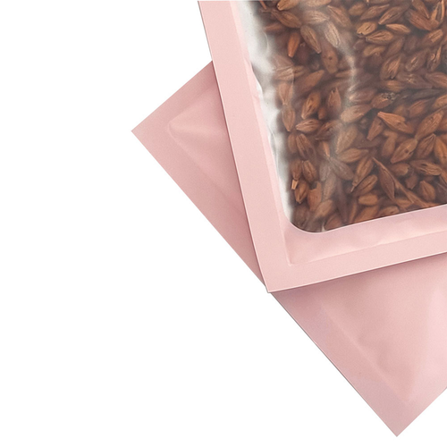 100 Matte Clear & Colored Mylar Foil Flat Reclosable Zip Snack Hang Hole Bags