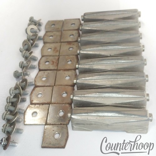 Gretsch 8x Snare Drum Broadkaster Rocket Lugs Vintage 40s Nickel Round Badge USA