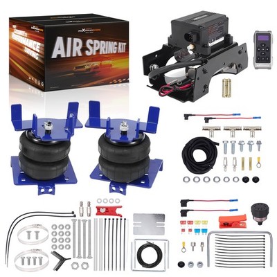 Wireless Compressor Kit + Air Suspension Bags For Ford F-150 2WD 4WD 2004-2008