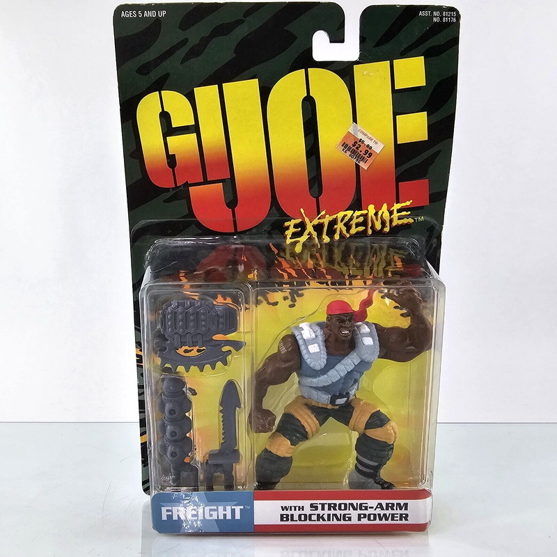 GI Joe Extreme Freight Action Figure with Strong-Arm Blocking Power