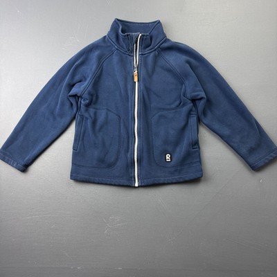 Reima Fleece Jacket Kids 12, Navy Blue Full-Zip Comfortable Casual