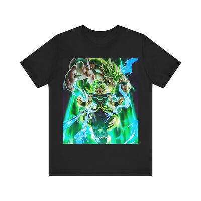 Broly s Fury: Ultimate Saiyan Battle Tee Broly unleashed