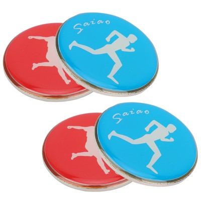 4pcs TwoSided Referee Toss For Soccer Football Volleyball Table Tennis UJ