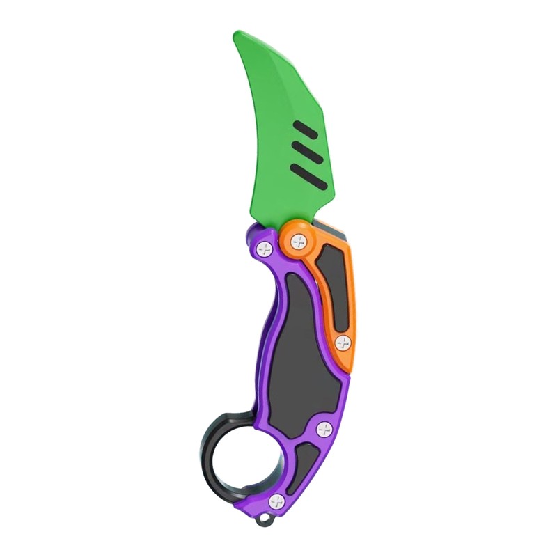 3D Gravity Folding Claw Knife Butterfly Claw Gravity Carrot Knife Fidget Toy