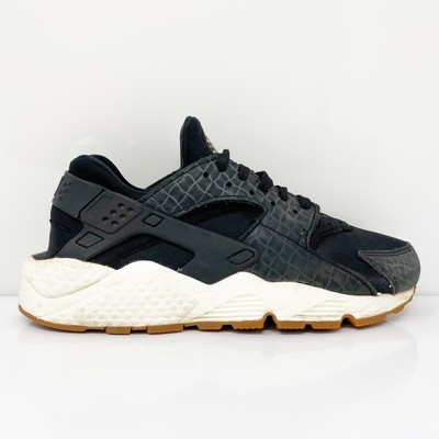 

Nike Womens Air Huarache Run Premium 683818-011 Черные кроссовки для бега 7, Черный, Air Huarache Run Premium