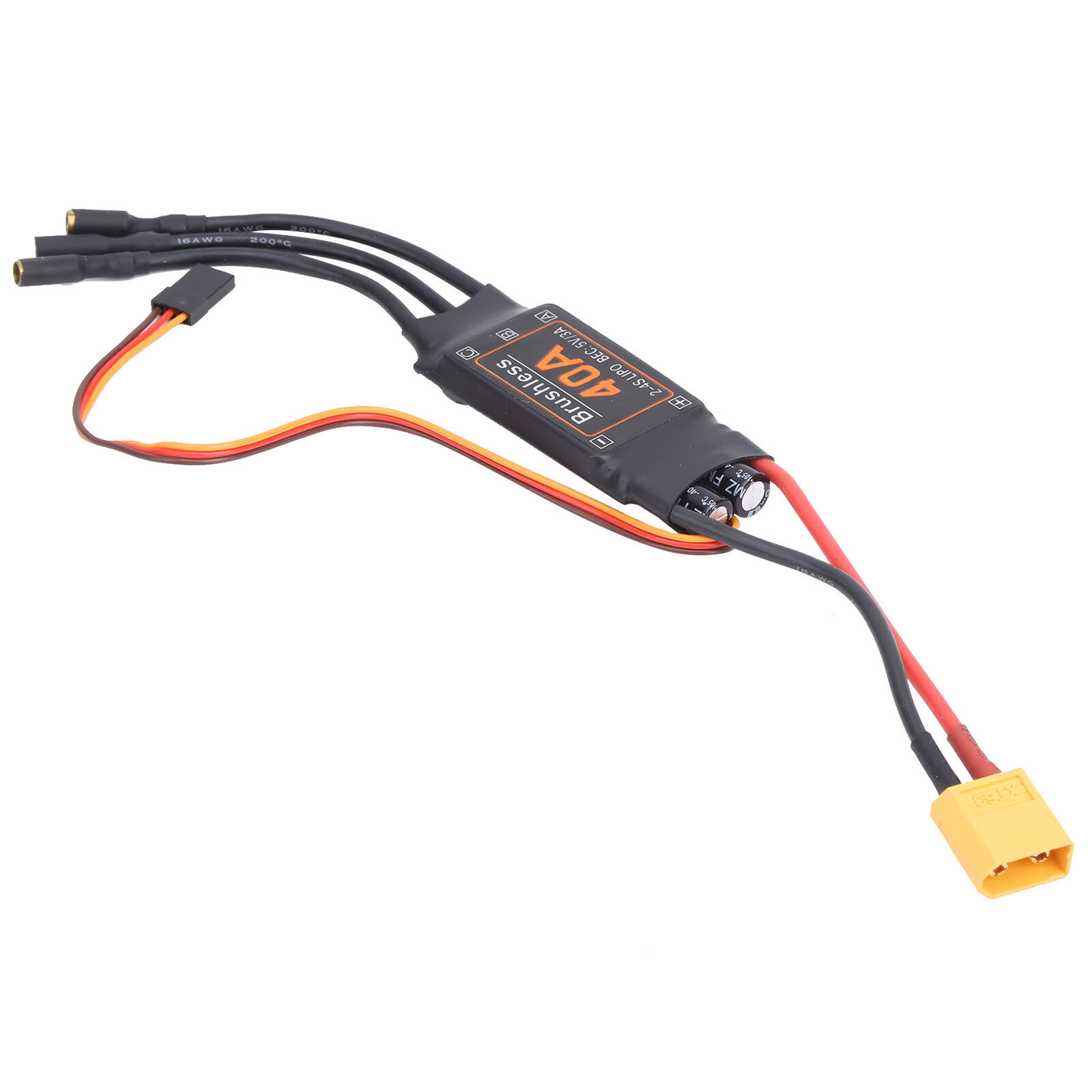 40A Brushless ESC Speed Controller 5V/3A BEC Output for RC Drone Airplanes