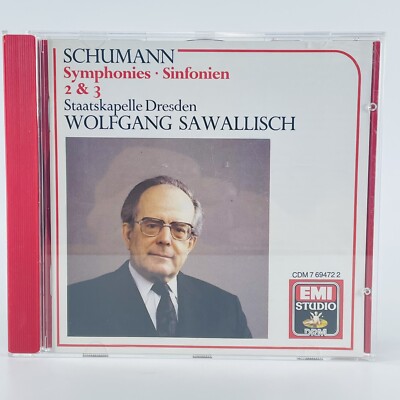Robert Schumann Symphonies Sinfonien Nos 2 & 3 Wolfgang Sawallisch CD CDM7694722