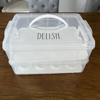 RAE DUNN Cupcake Storage Container