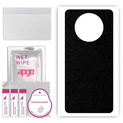 apgo Back Skin Wrap Sticker for Cubot Note 9, Matte Black
