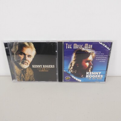 Lot of 2 Kenny Rogers: 21 Number Ones / The Music Man (CD)