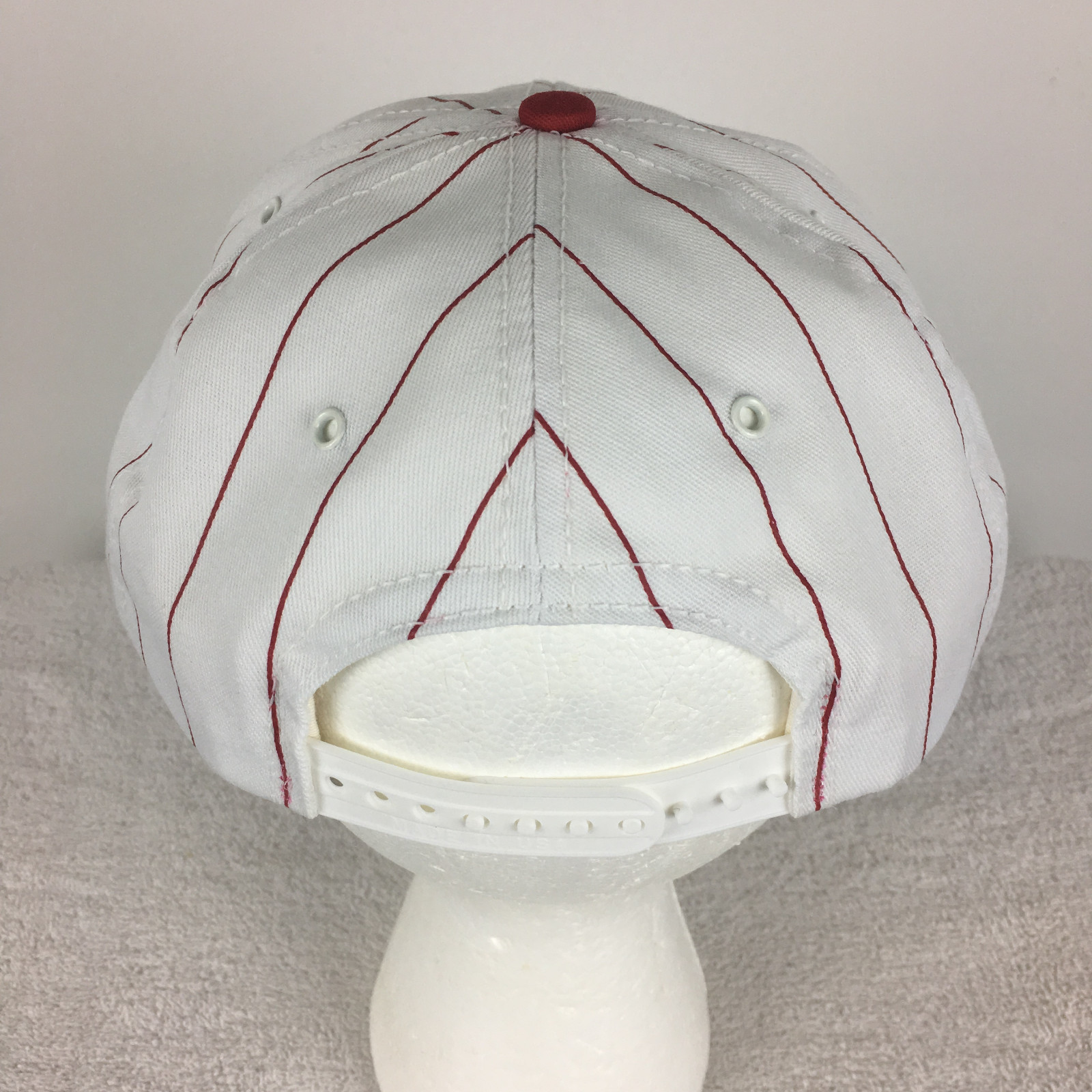 Vtg 80s Budweiser True Sports Racing Pinstripes Hat Cap Beer SnapBack Caps USA