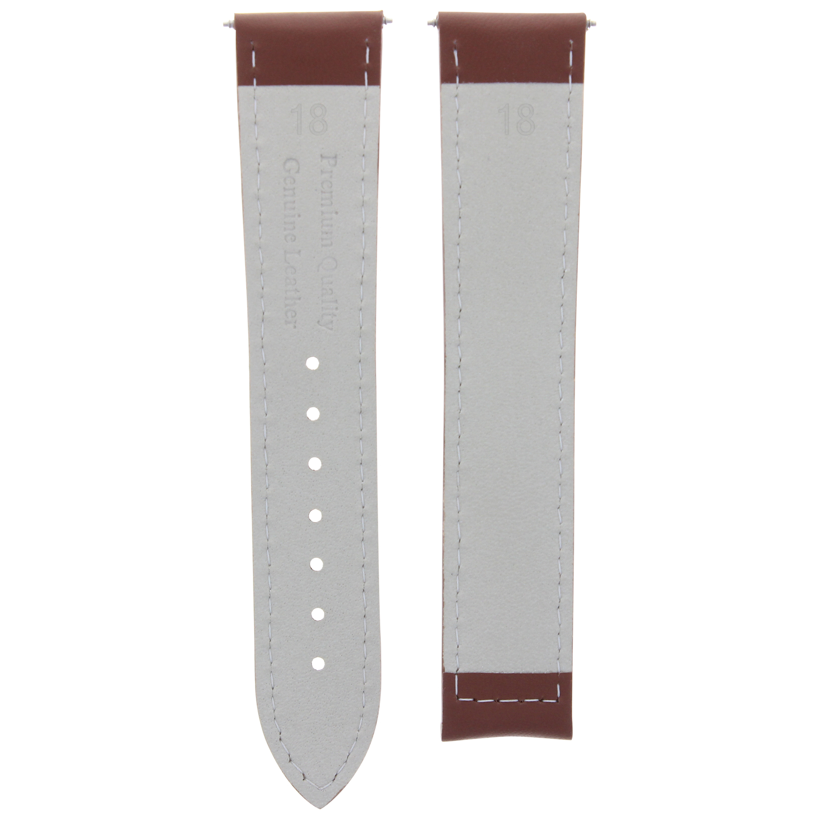 18MM LEATHER WATCH STRAP DEPLOYMENT CLASP FOR OMEGA SEAMASTER WATCH L